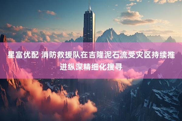 星富优配 消防救援队在吉隆泥石流受灾区持续推进纵深精细化搜寻